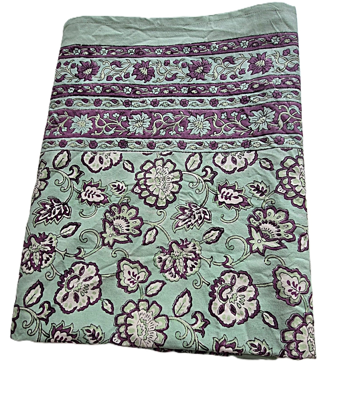 Nappe Coton Block print - 160x230 cms