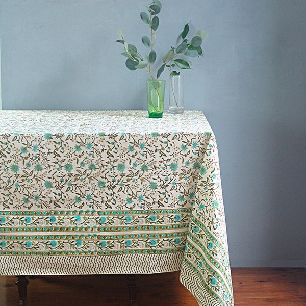 Nappes  coton Blockprint