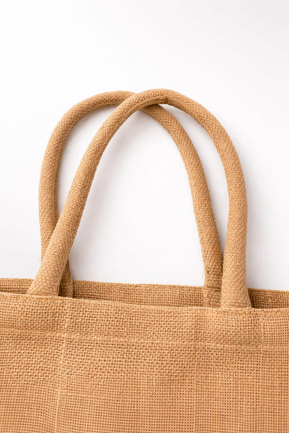 Sac en toile de jute – Fabrication artisanale à Kolkata (40 x 43 x 12 cms)