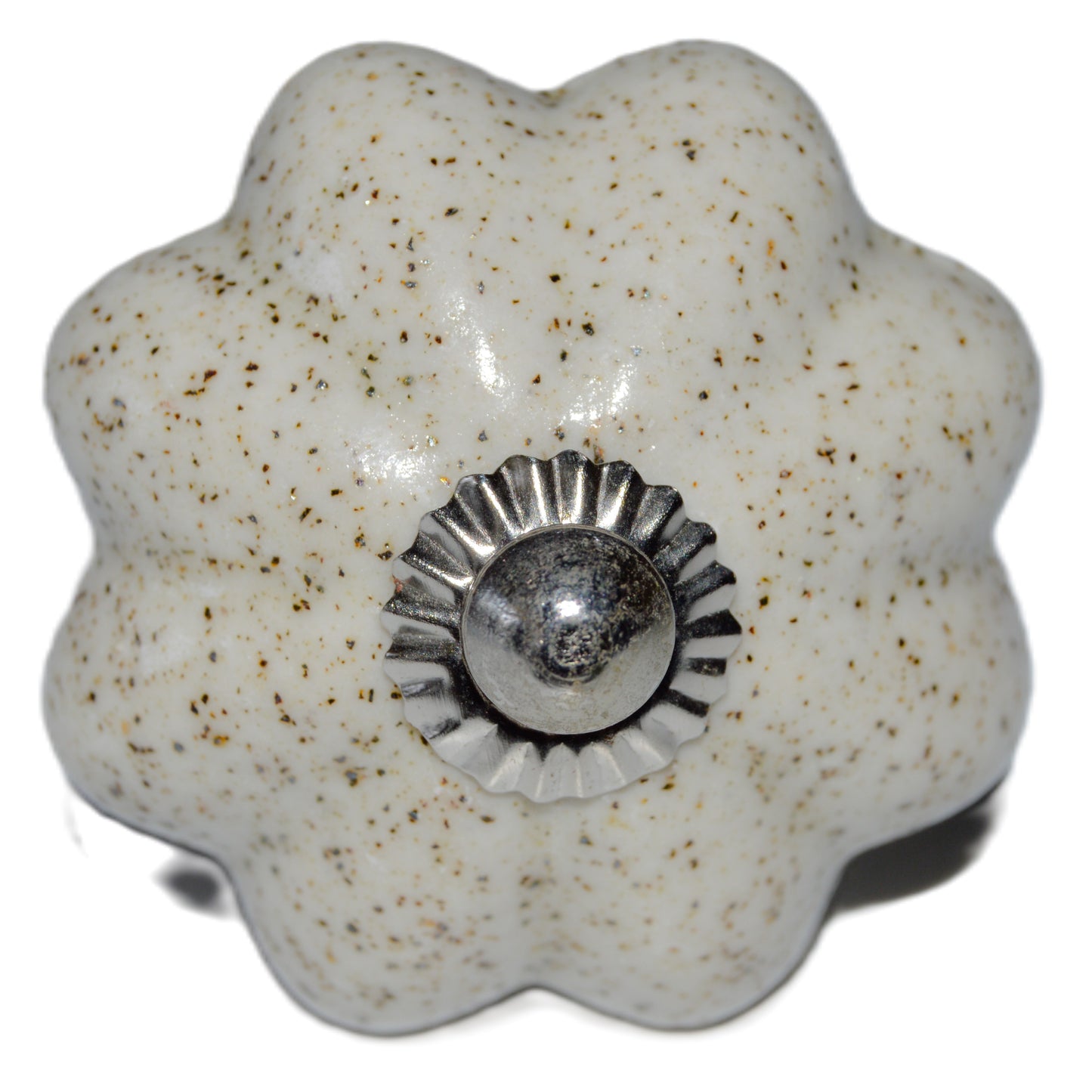 Bouton de meuble en céramique peinte à la main – Udaipur (Ø ~4 cm) (Lot de 2)