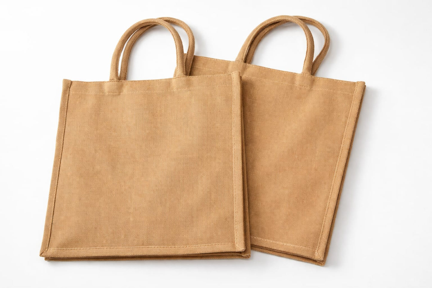 Sac en toile de jute – Fabrication artisanale à Kolkata (40 x 43 x 12 cms)