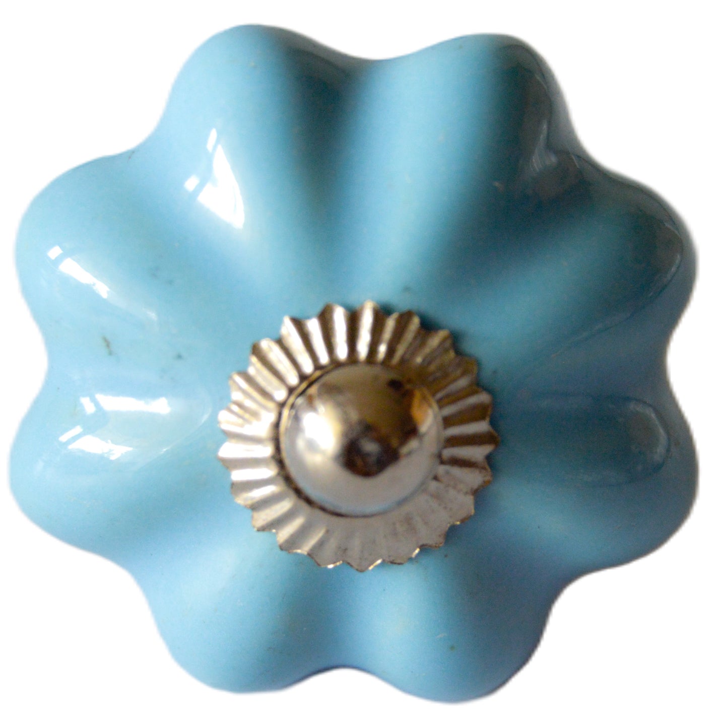 Boutons de meuble en céramique – peints à la main (Ø ~4 cm) Fabriqué à Udaipur Inde