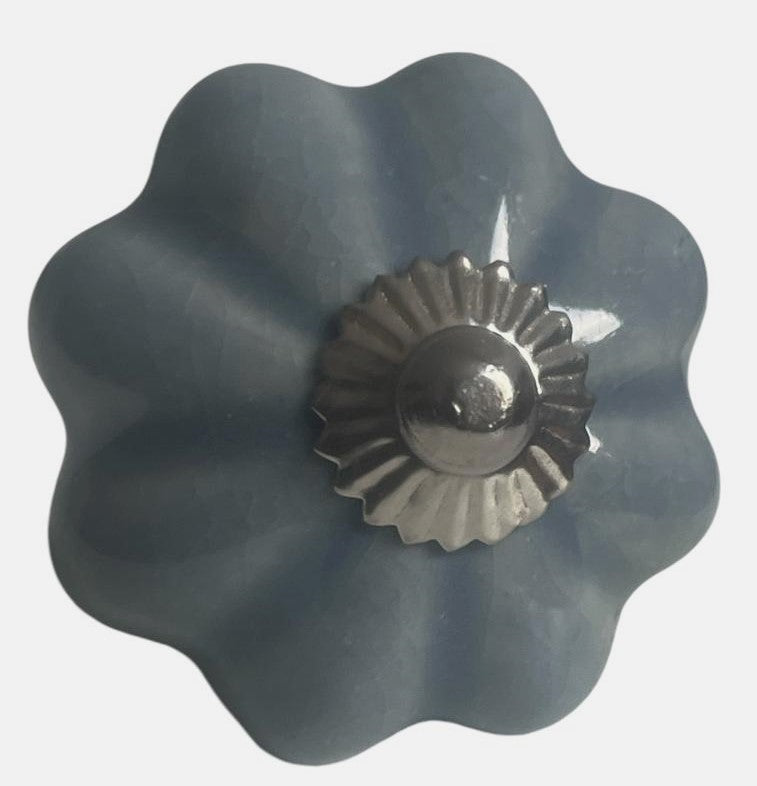 Boutons de meuble en céramique – peints à la main (Ø ~4 cm) Fabriqué à Udaipur Inde