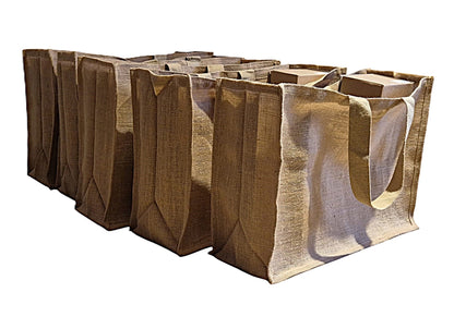 Sac en toile de jute – Fabrication artisanale à Kolkata (50 x 35 x 20 cms)