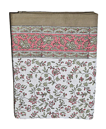 Nappe Coton Block print - 160x230 cms